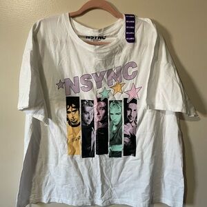 White NSYNC Graphic T-Shirt